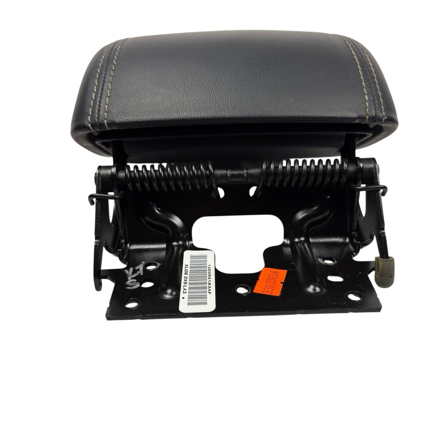 OEM 13-16 Dodge Dart Black Leather Sliding Armrest Cover Console Lid