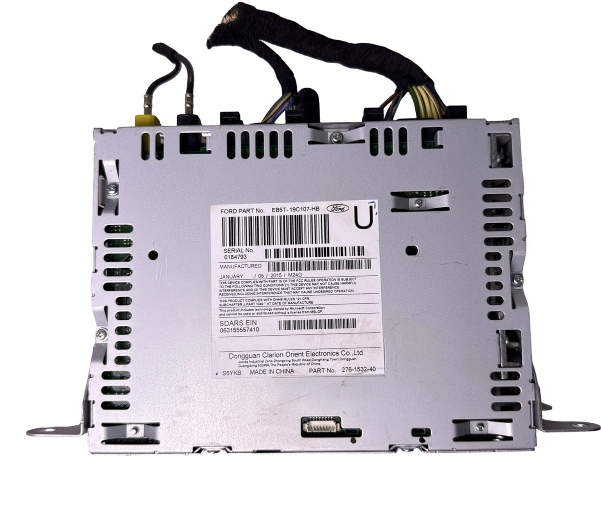 AM FM CD Radio Receiver EB5T 19C107 HB EB5T19C107HB for 2014-2015 Ford Explorer — photo 12