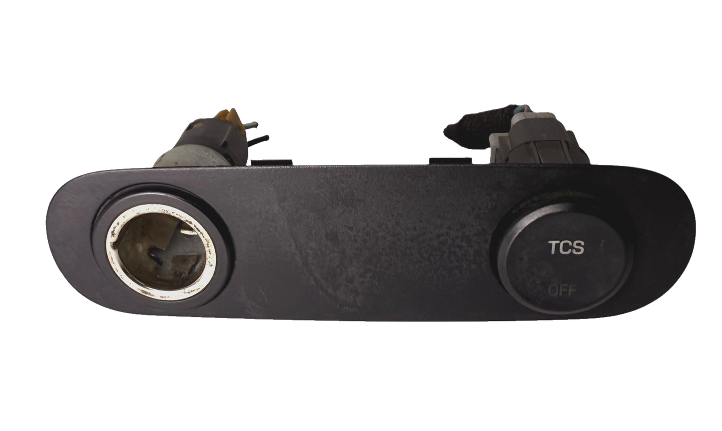 OEM 2004-2008 Ford F-150 Traction Control Switch w/ 12V Lighter Socket Bezel