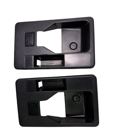 Door Handle Lock Trim Bezel Inserts Pair 20330569/68 for 1984-1988 Pontiac Fiero — 20330569