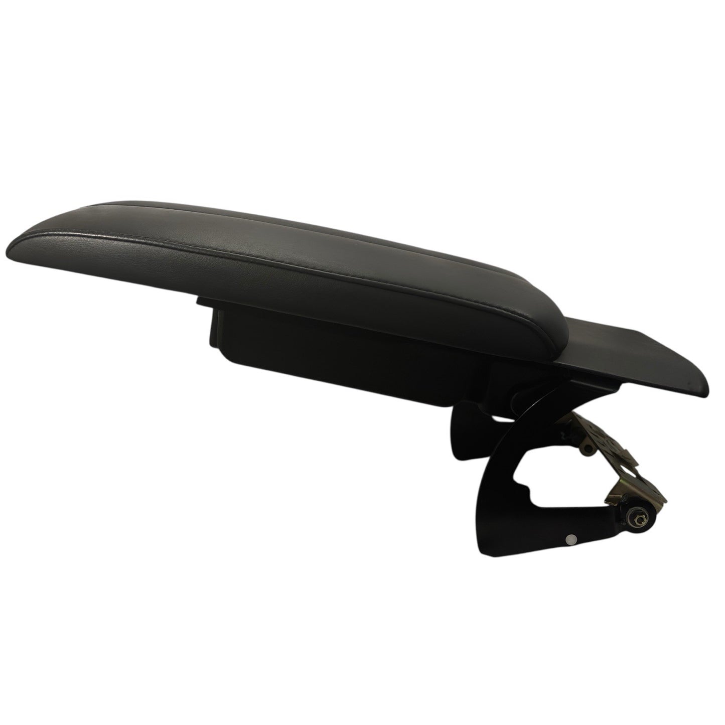 06–10 Infiniti M35 M45 Sliding Console Armrest Lid Black Leather OEM