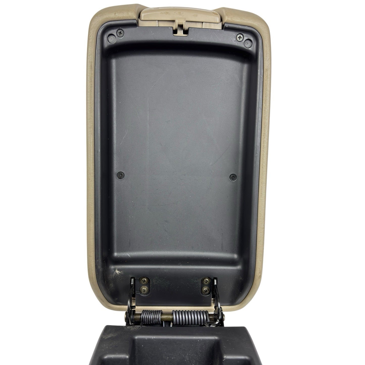 OEM 2007-2011 Toyota Camry Beige Leather Console Lid Armrest Lid Assembly