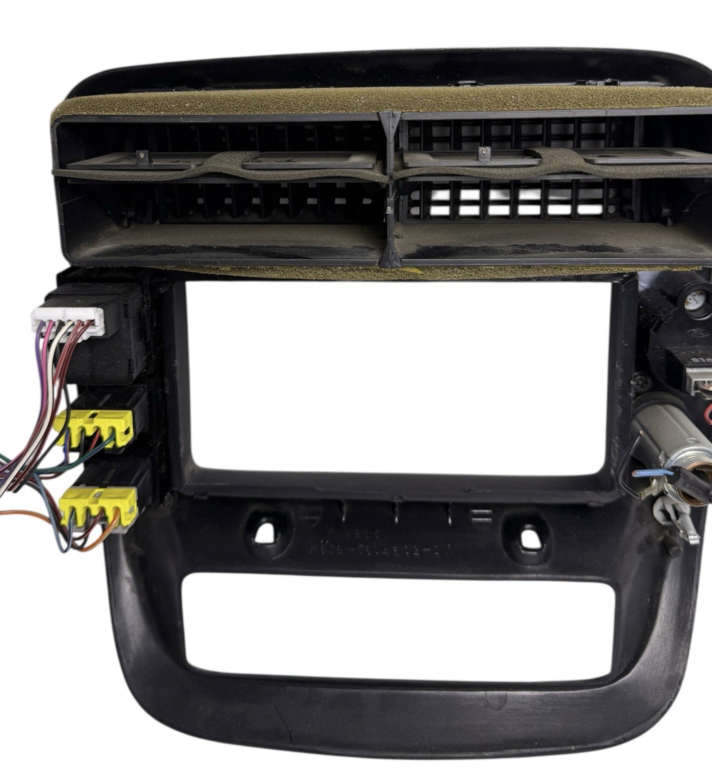 OEM 95-01 Ranger Explorer 4x4 Radio Bezel w/ Switches Black Perfect Tabs