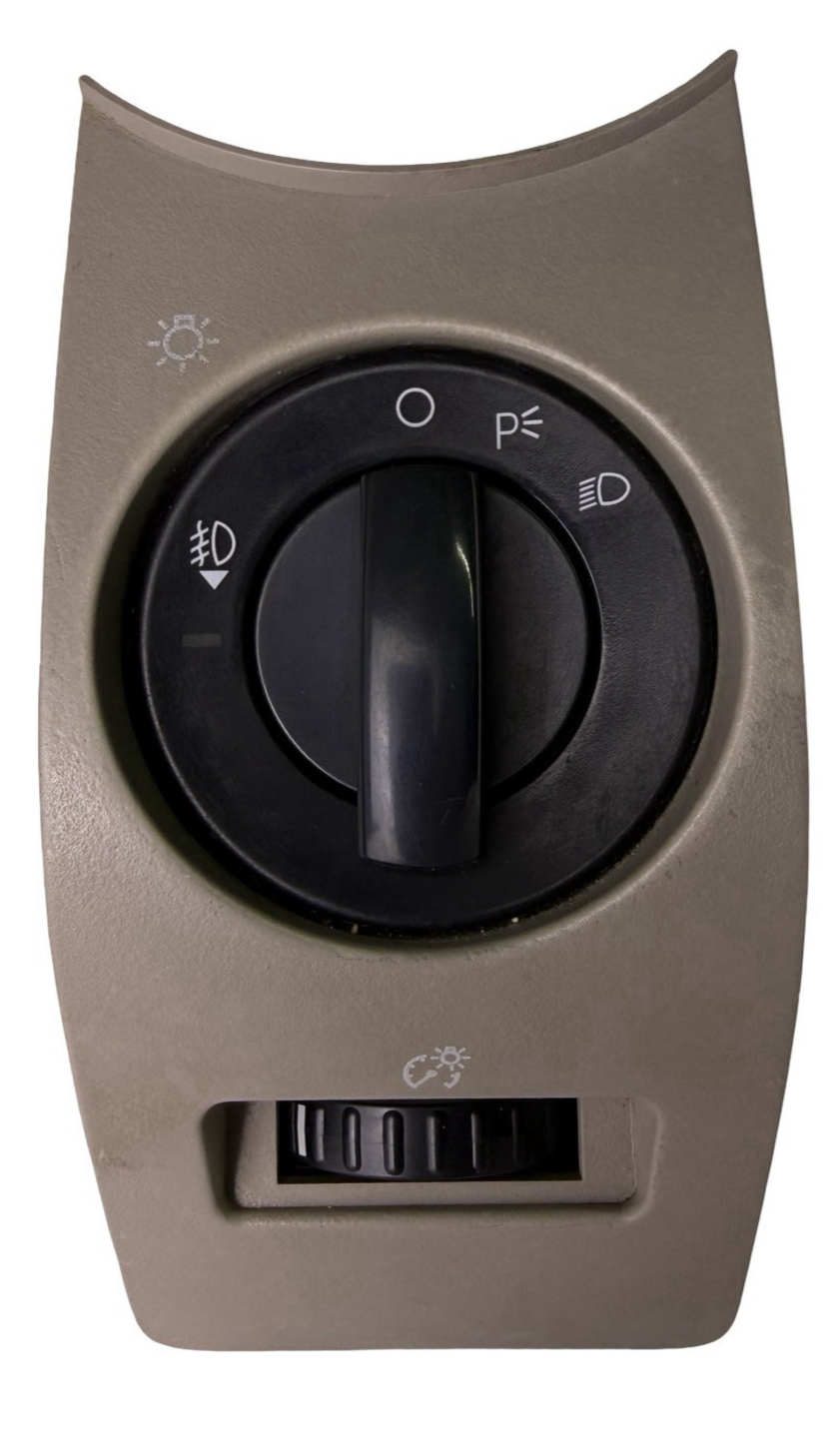 OEM 2006-2010 Ford Explorer Headlight / Fog Light / Dimmer Rocker Switch – Tan — Part# 6L2Z-11654-CA