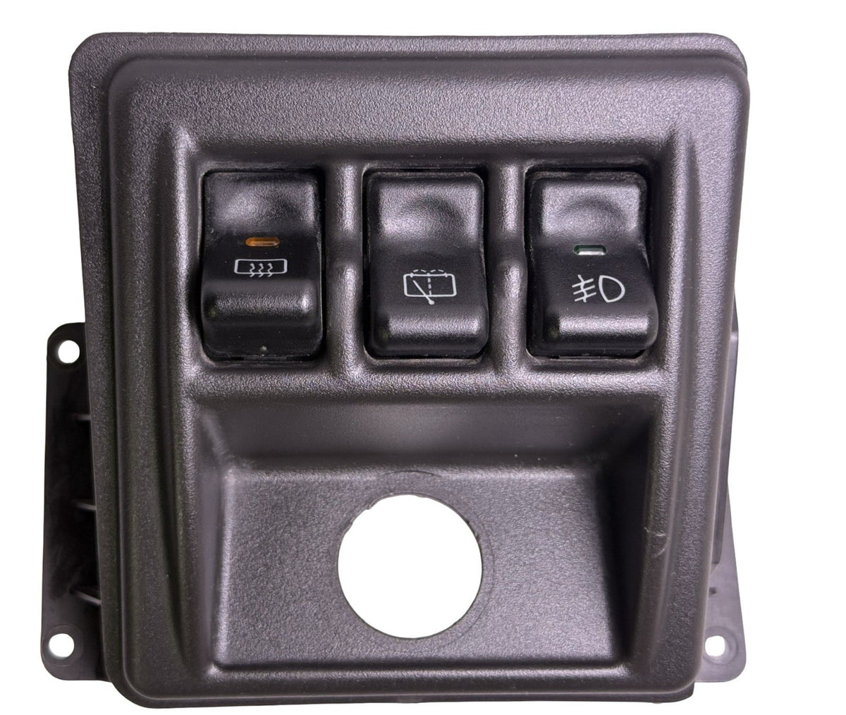 OEM 1997-2002 Jeep Wrangler TJ Center Dash Switch Bezel 56007314AC — Part# 56007314AC