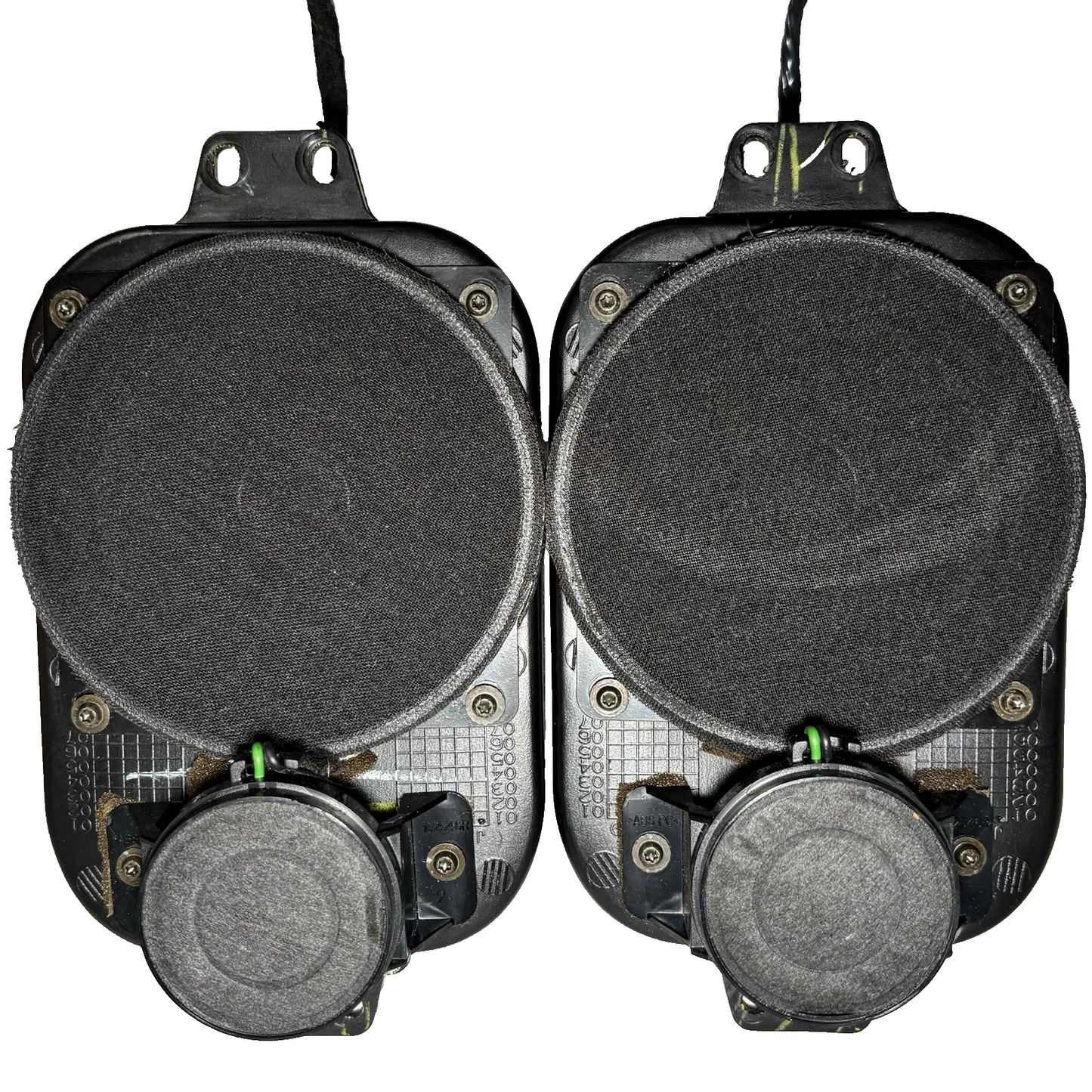 02-06 Jeep Wrangler Dash Panel Speakers Pair Premium 56038719AC OEM HubesHub