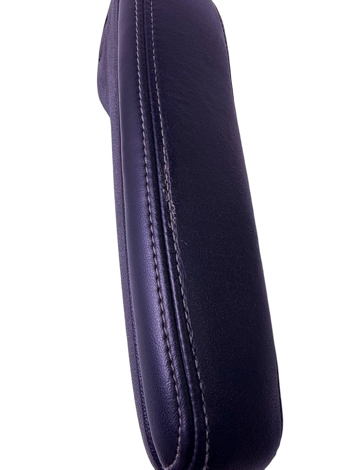 Driver Armrest Black Leather Vinyl White Stitch for 2011-2019 Dodge Grand Caravan — photo 9
