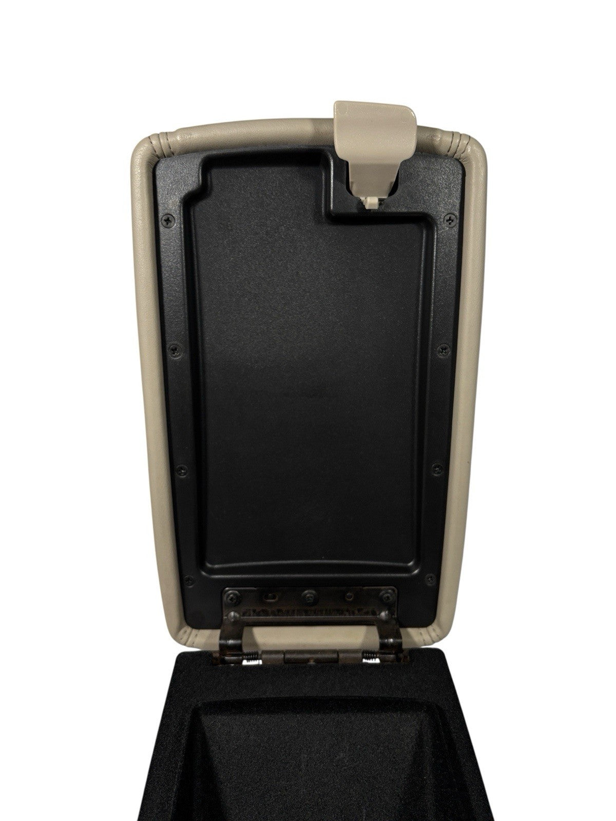 OEM 06–11 Cadillac DTS Shale Leather Console Lid Armrest w/ Hinge