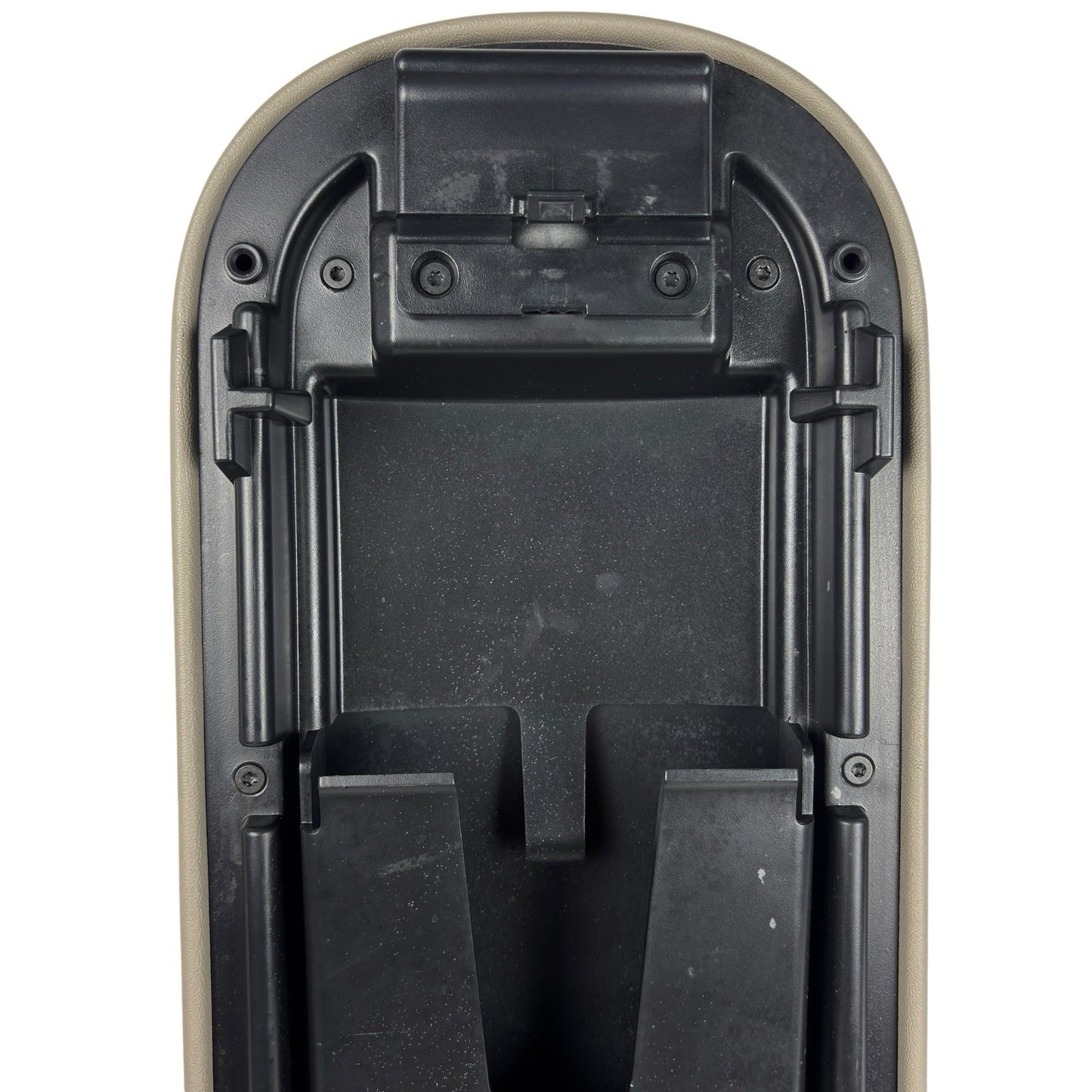 OEM 08-09 Ford Taurus X Black Leather Armrest Lid Cover