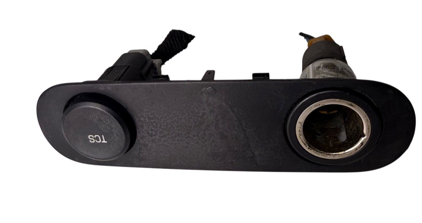 OEM 2004-2008 Ford F-150 Traction Control Switch w/ 12V Lighter Socket Bezel