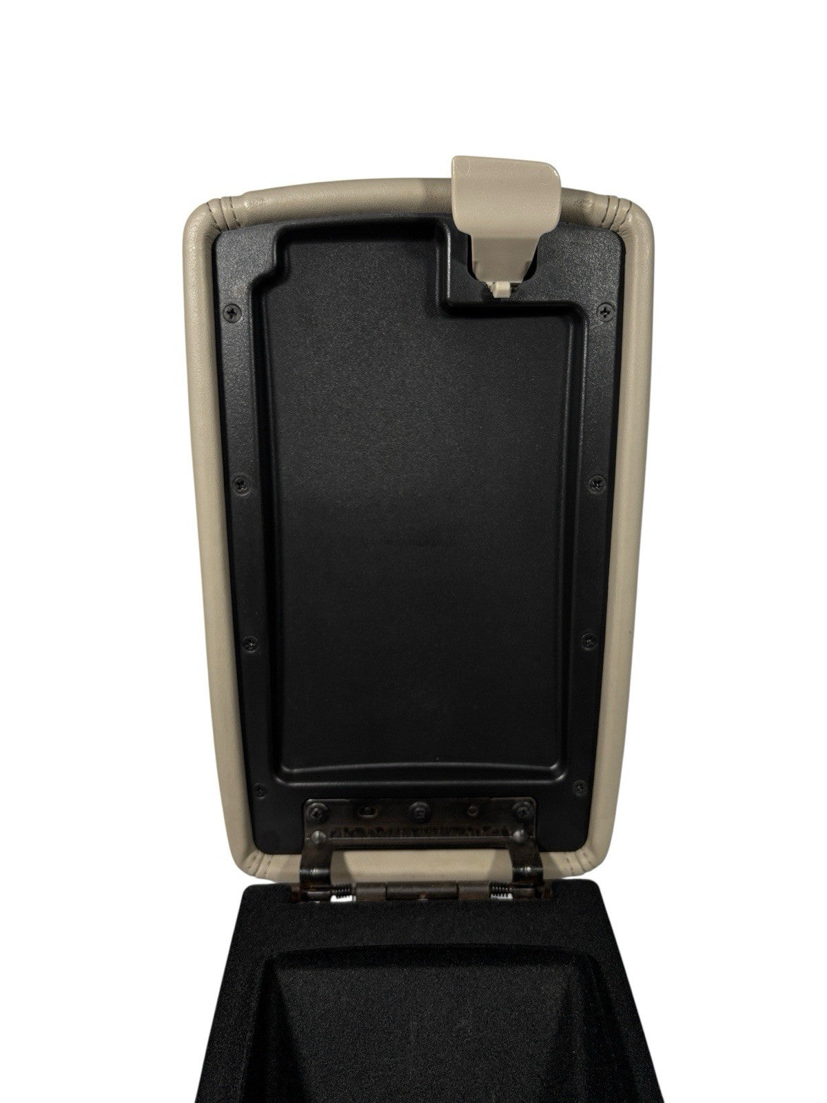 OEM 06–11 Cadillac DTS Shale Leather Console Lid Armrest w/ Hinge