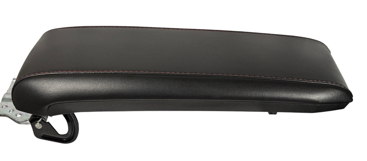 OEM 2010-2017 GMC Chevrolet Equinox Terrain Center Console Lid/Armrest Black w/ Red Stitching — Part# 22965659