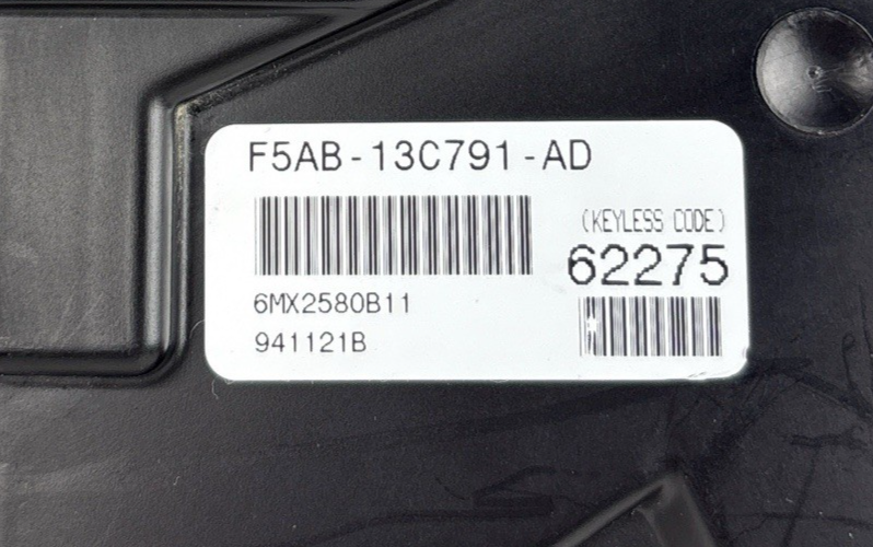 Lincoln Keyless Entry Module F5AB-13C791-AD, F5AB-13C791-AC for 1995-1997 Mercury — F5AB13C791AD