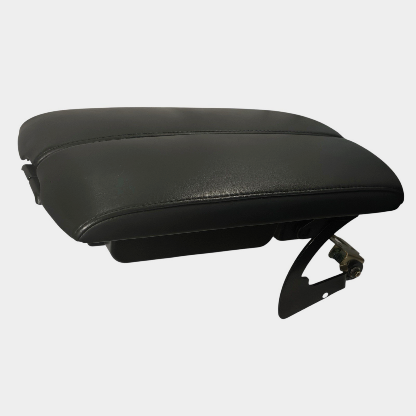 06–10 Infiniti M35 M45 Sliding Console Armrest Lid Black Leather OEM