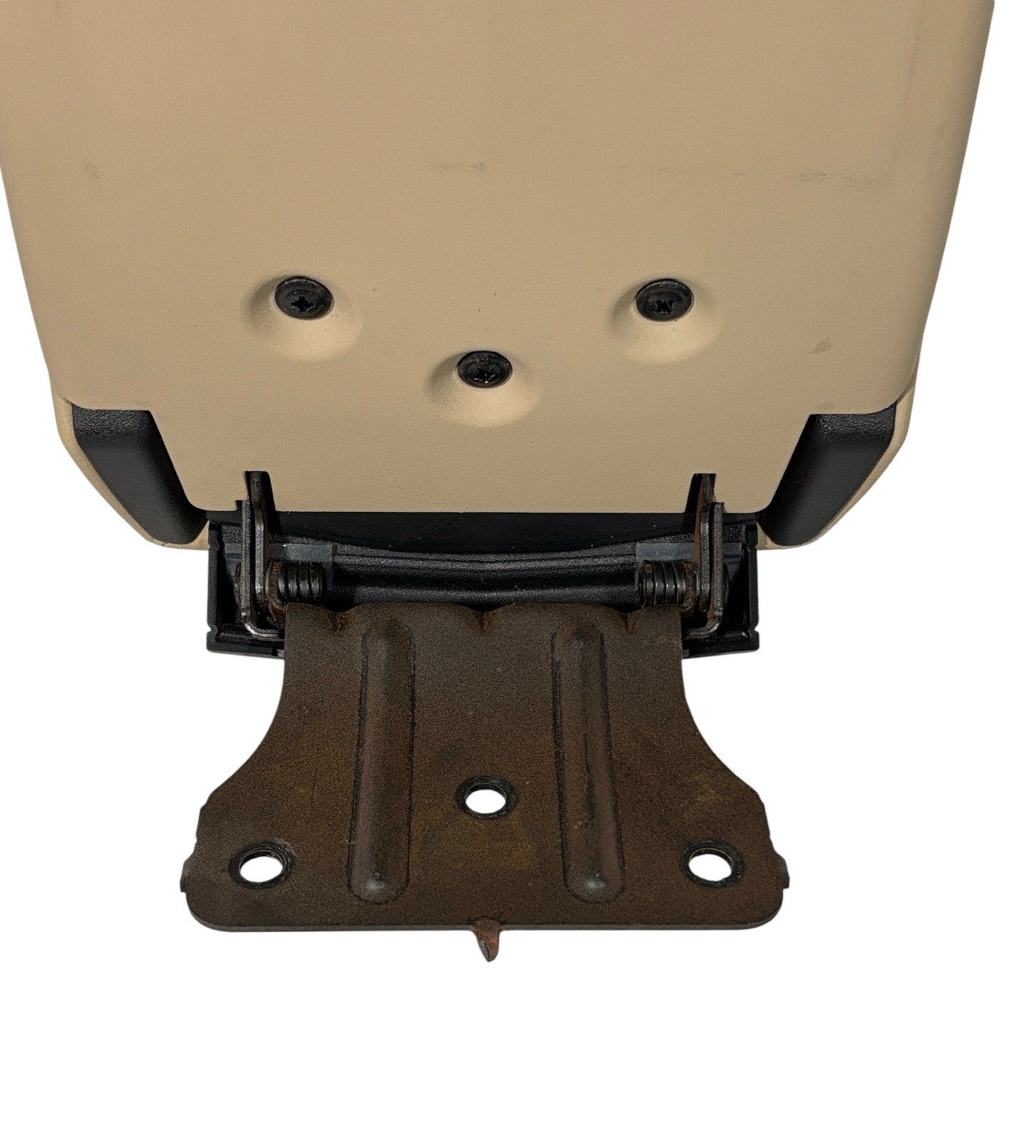 ✅ OEM 2008–2013 Cadillac CTS Center Console Lid Armrest – Tan w/ Storage Box