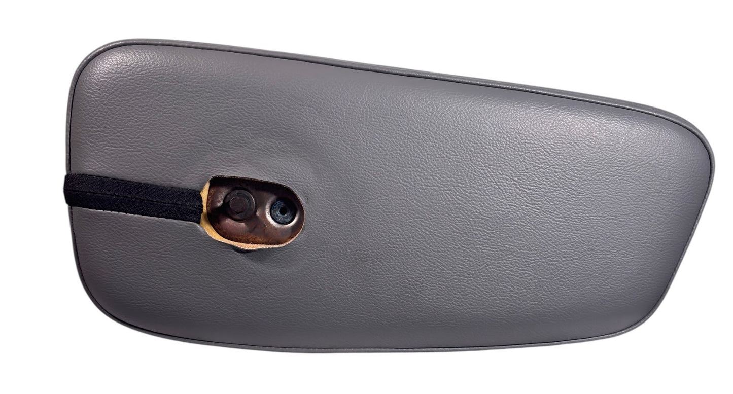 OEM 2004–2011 Ford Ranger Gray Vinyl Center Console Armrest – w/ Bolts & Trim