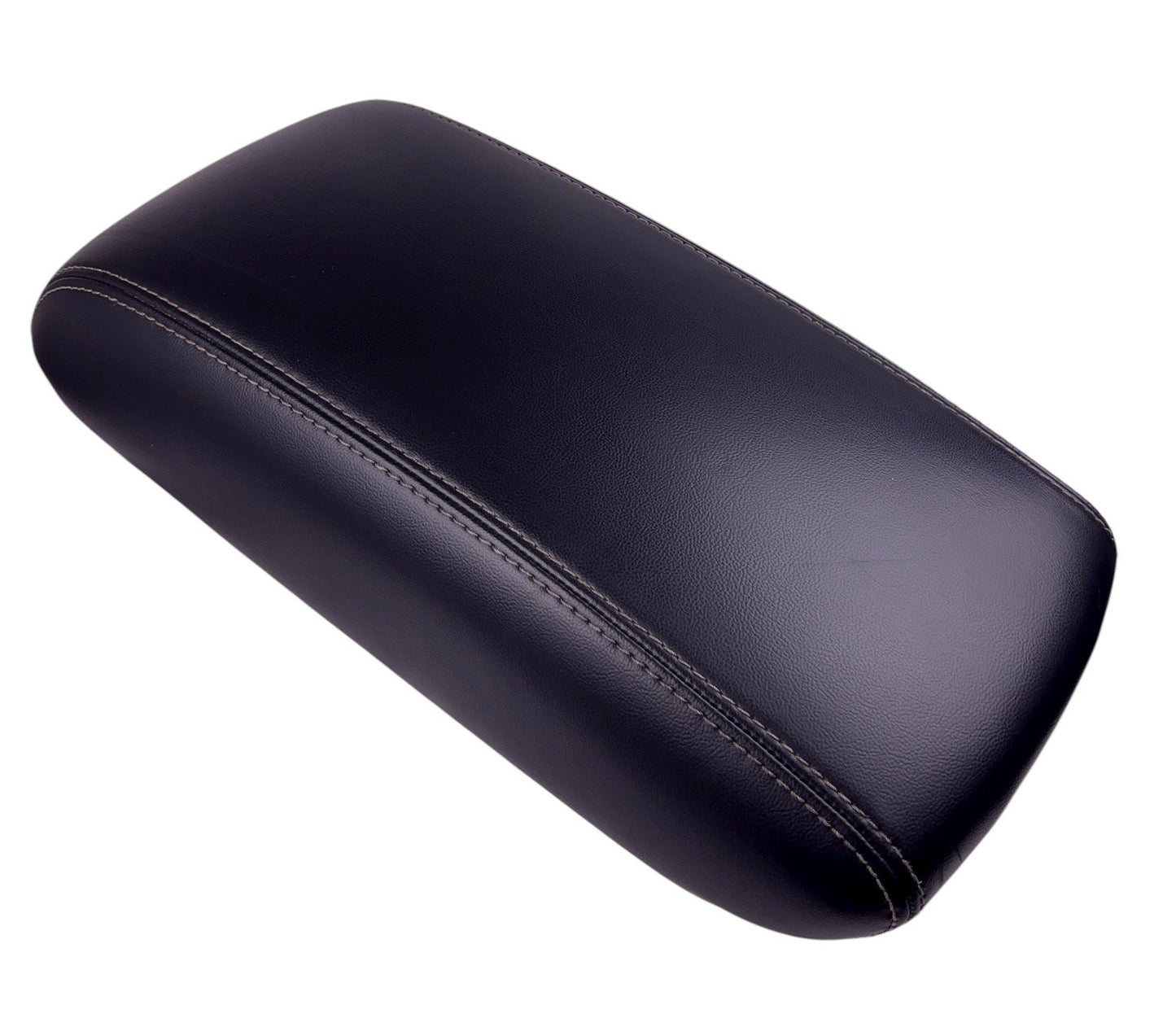 OEM 11–21 Grand Cherokee / Durango Black Leather w/ White Stitching Console Lid