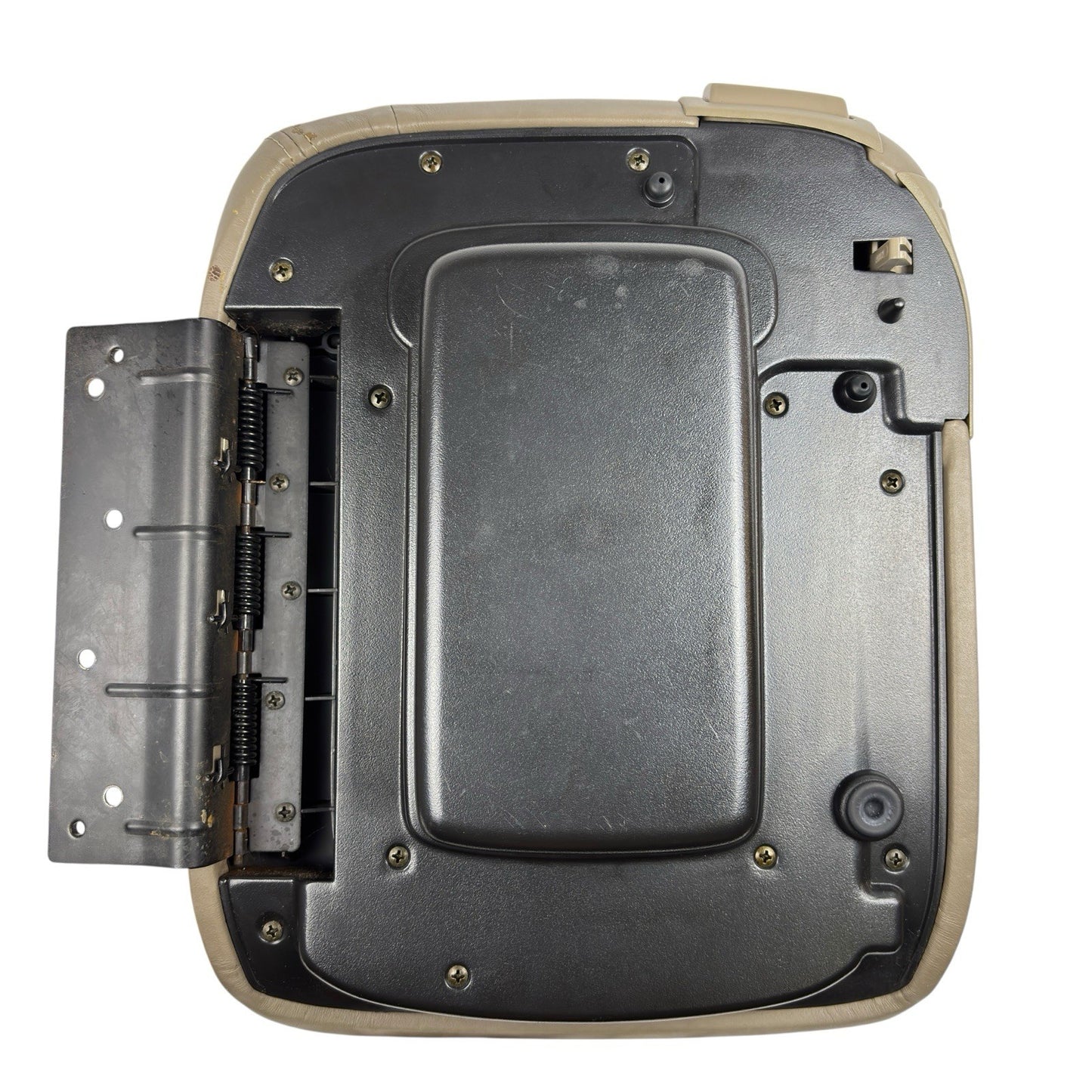 OEM 01-02 Yukon Escalade Shale Leather Armrest Lid Console Cover