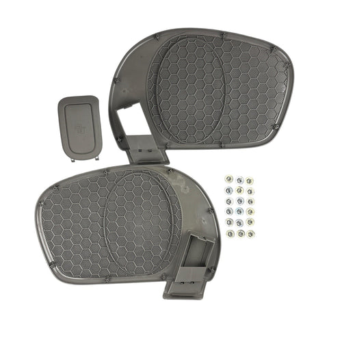 00–05 GM LARGE Rear Speaker Grilles Large Gray OEM Buick Regal Century