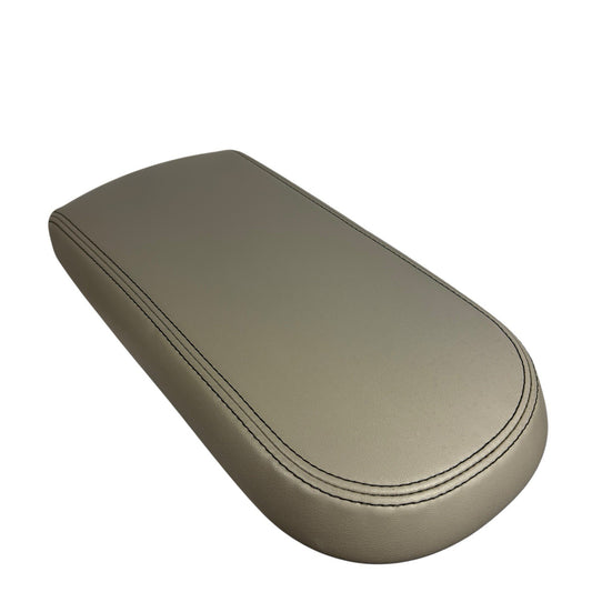 OEM 08-09 Ford Taurus X Beige Leather Armrest Console Lid Cover