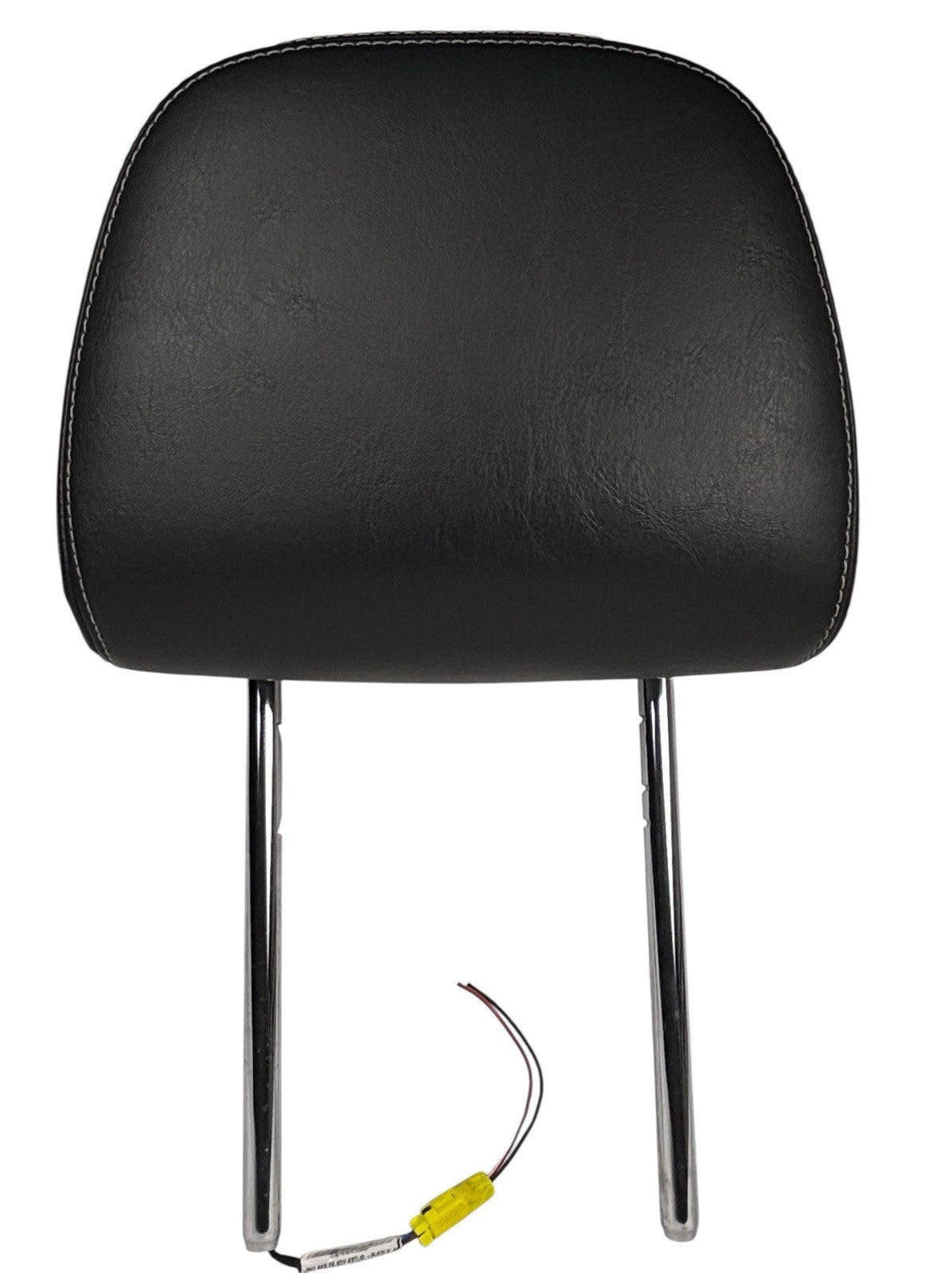 OEM 07–14 Sebring / 200 Avenger Black Leather AHR Headrest White Stitch JS41