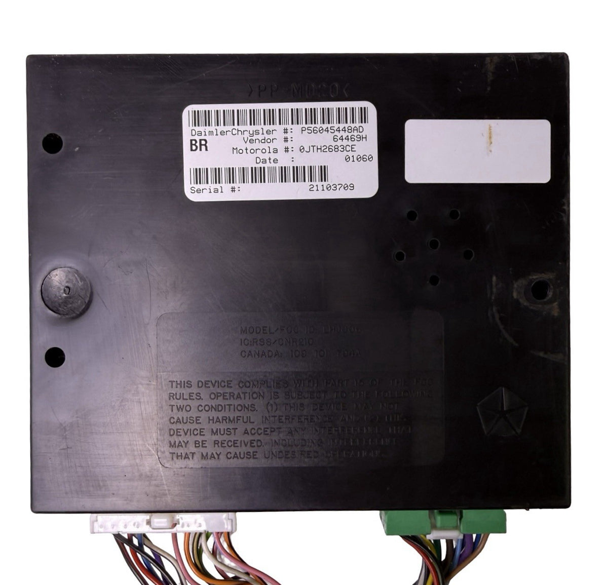 OEM 2000-2001 Dodge Ram CTM Body / Chassis Alarm Control Timing Module 56045448AD — Part# 56045448AD