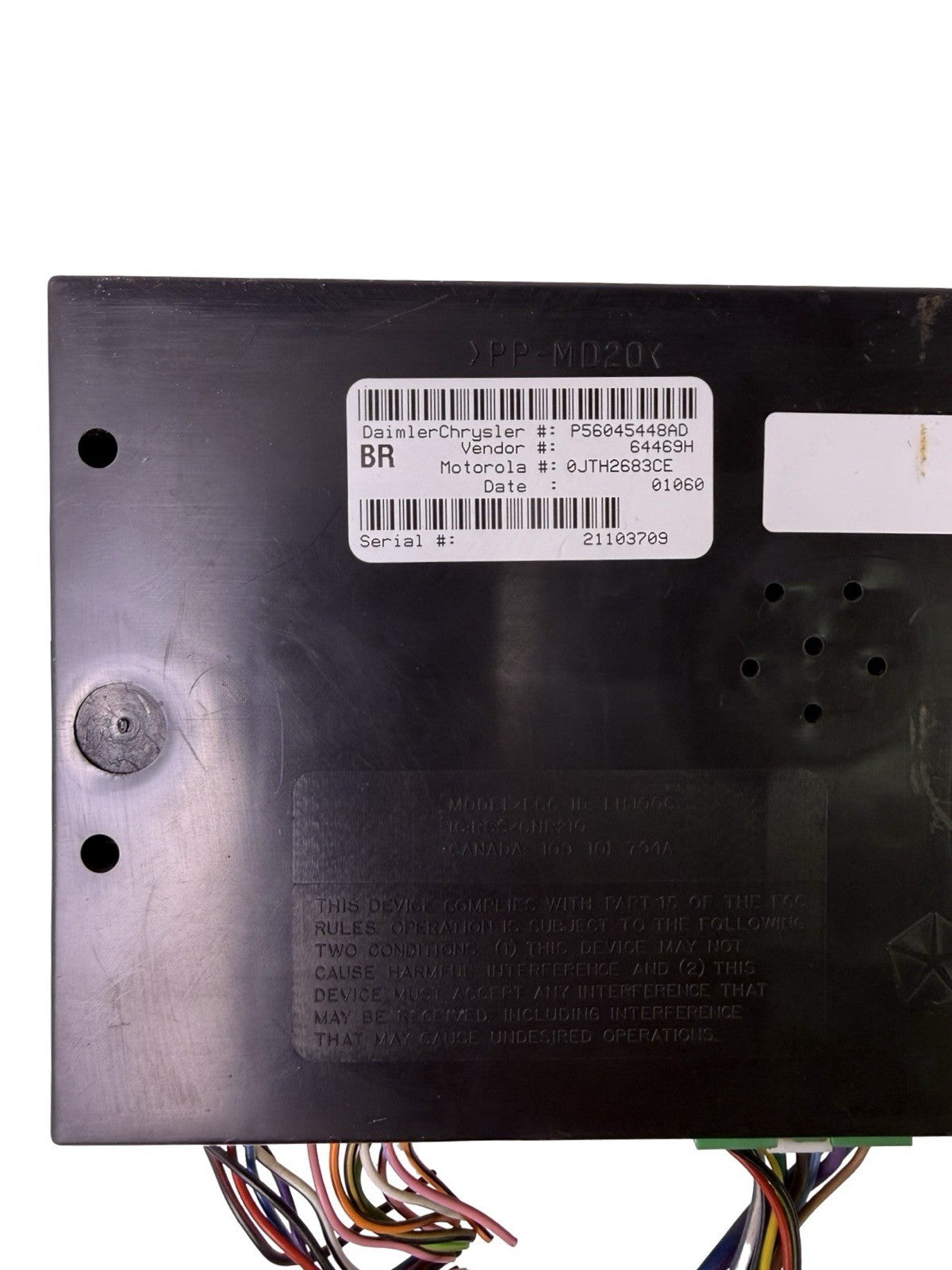 Ram CTM Body / Chassis Alarm Control Timing Module 56045448AD for 2000-2001 Dodge — photo 5