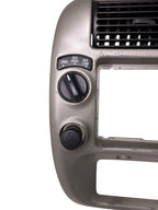 Dashboard Radio Heater Bezel w/ 4x4, Fog Lights & Lighter 1L5Z-10044D70-BA-SVR for 1995-2004 Ford Ranger