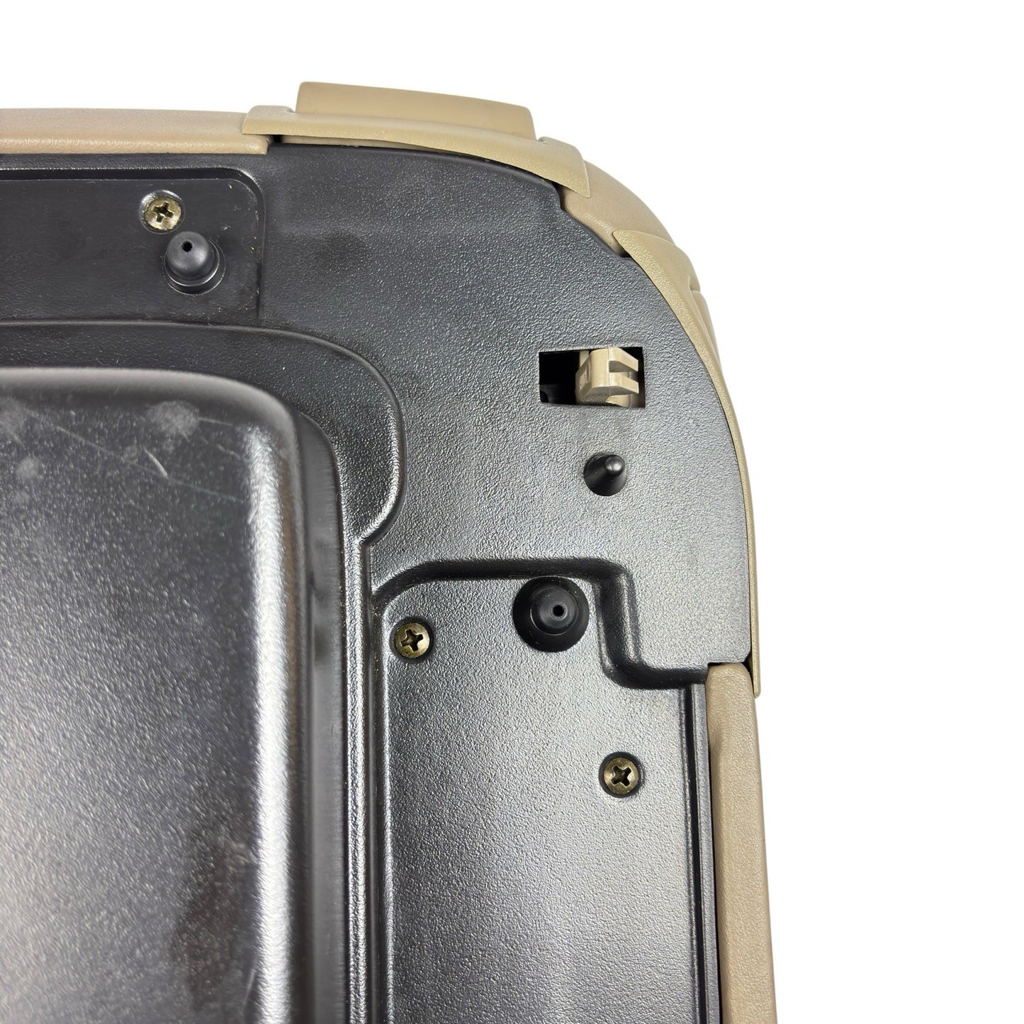 OEM 01-02 Yukon Escalade Shale Leather Armrest Lid Console Cover