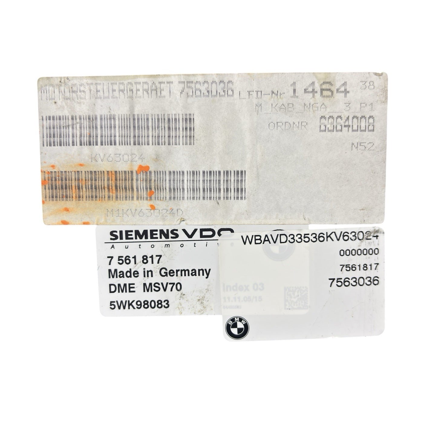 OEM 06-07 BMW 328i 325i E90 Engine Control Module DME ECU