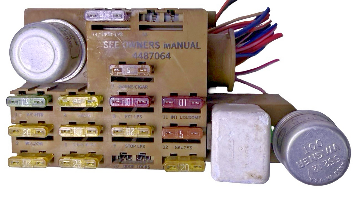 OEM 1988-1989 Dodge W250 / D250 Fuse Panel – Interior Fuse Block — Part# 56004729