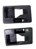 1984-1988 Pontiac Fiero Door Handle Lock Trim Bezel Inserts Pair /68 20330569