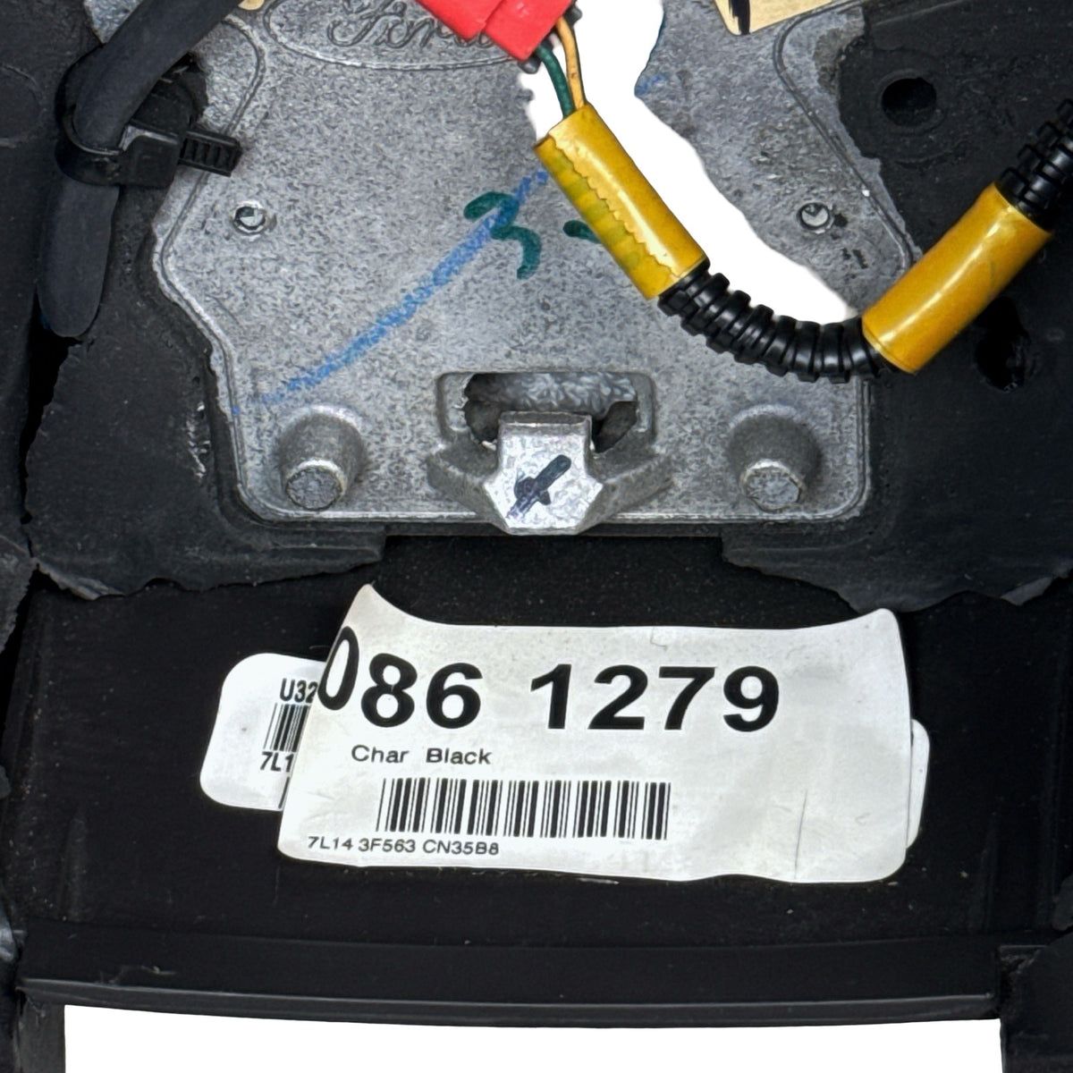 2007-2014 Ford Expedition Leather and Wood Steering Wheei OEM 7L143F563CN35B8 - Photo 9