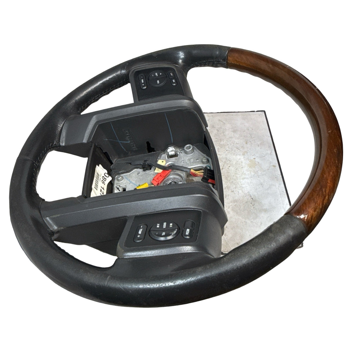 2007-2014 Ford Expedition Leather and Wood Steering Wheei OEM 7L143F563CN35B8 - Photo 17