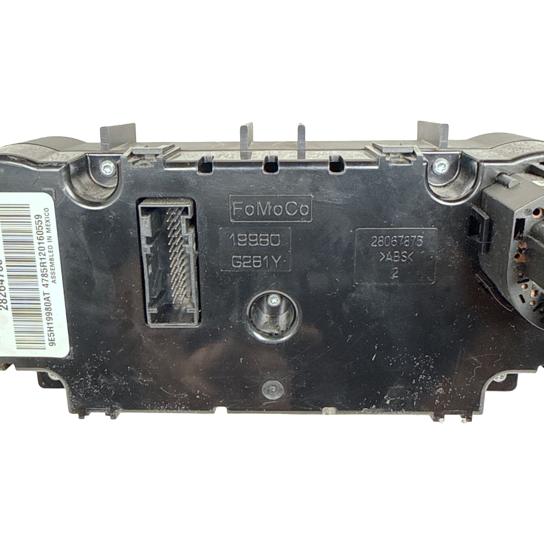 2010-2012 Ford Fusion Manual Climate Control w/o Heated Seats 9E5H-19980-AT OEM