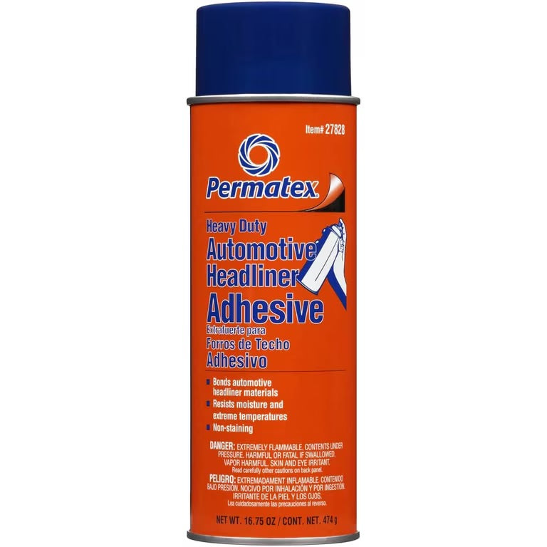 Permatex 27828 Heavy Duty Automotive Headliner Adhesive 16.75 oz Aerosol Spra