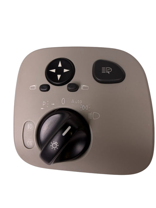 OEM 01–09 Mercedes W203 C230 C240 C320 Headlight / Headlamp Control Switch – GRAY