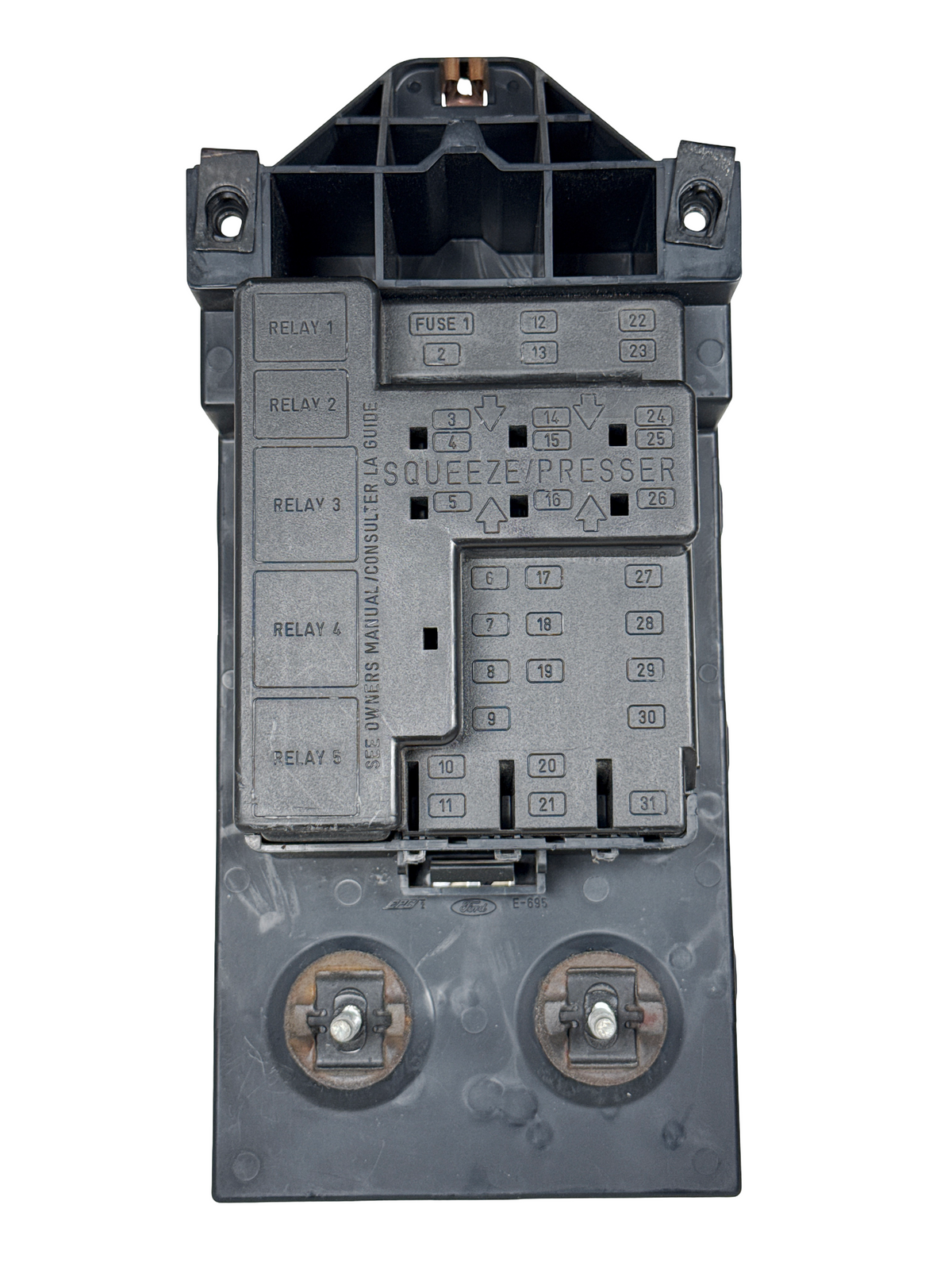 1997-1998 Ford F-150 F-250 Interior Cabin Fuse/Relay Box F85B14A067AA OEM