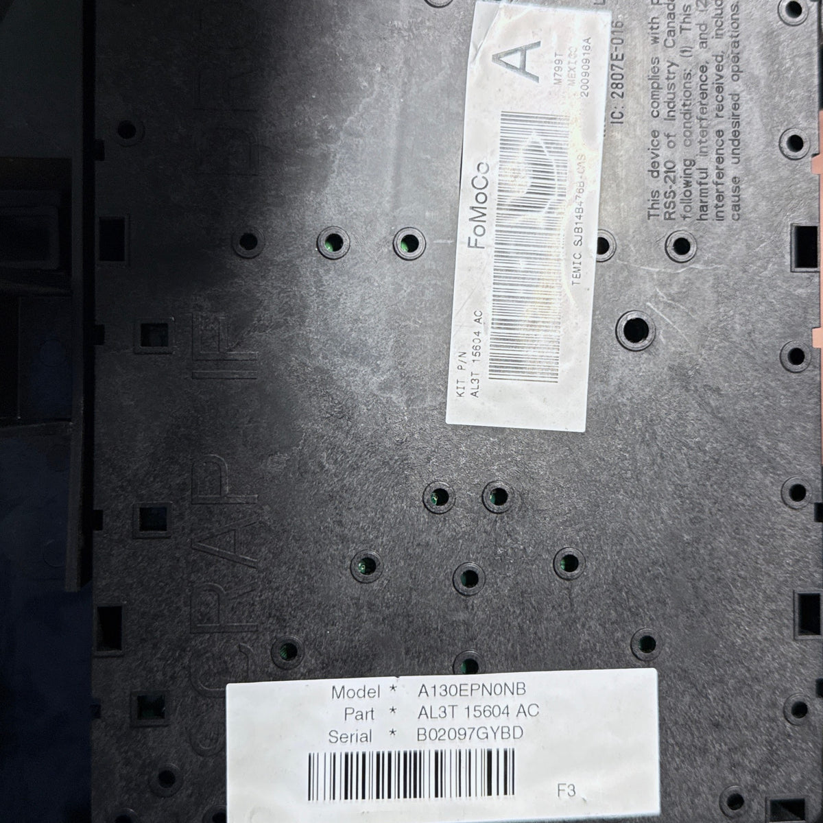 2010 Ford F-150 Body Control Module BCM AL3T-15604-AC OEM