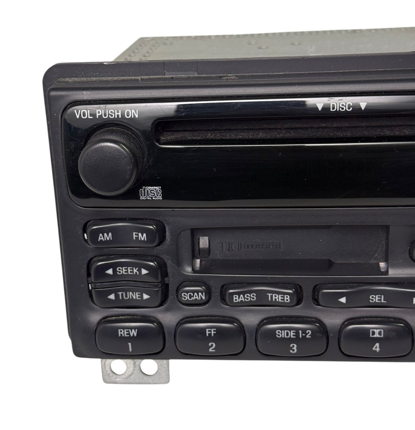 EM 03-04 Ford F-150 XL 5.4L AM/FM Cassette CD Radio 3L3T-18C868-AC Tested