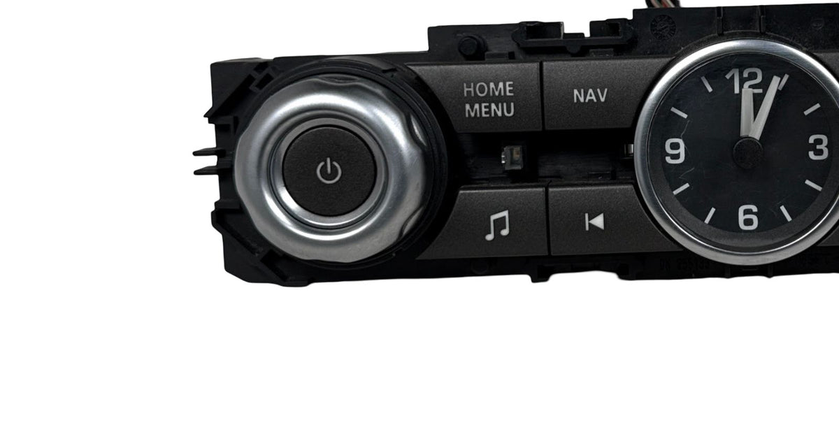 2011-2016 Land Rover Range Rover Radio Control Panel w Clock OEM AH22-18c858-BF - Photo 1