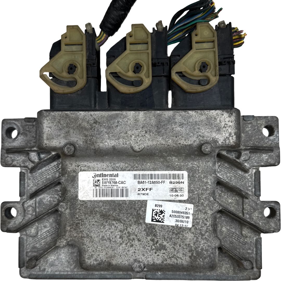 2011 Ford Fiesta Engine Control Module ECM OEM BA61-12A650-FF - Photo 2
