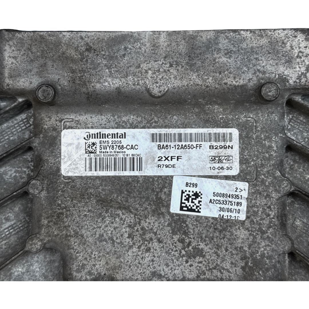 2011 Ford Fiesta Engine Control Module ECM OEM BA61-12A650-FF - Photo 3