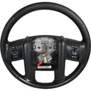 2008-2016 Ford F-250 Black Leather Steering Wheel Cruise Audio DC3Z-3600-CA OEM
