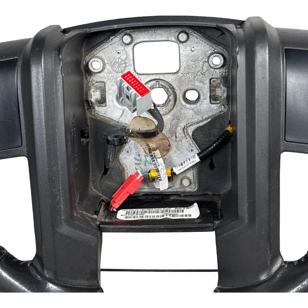 2008-2016 Ford F-250 Super Duty Black Leather Steering Wheel w Cruise Audio OEM DC3Z-3600-CA - Photo 5