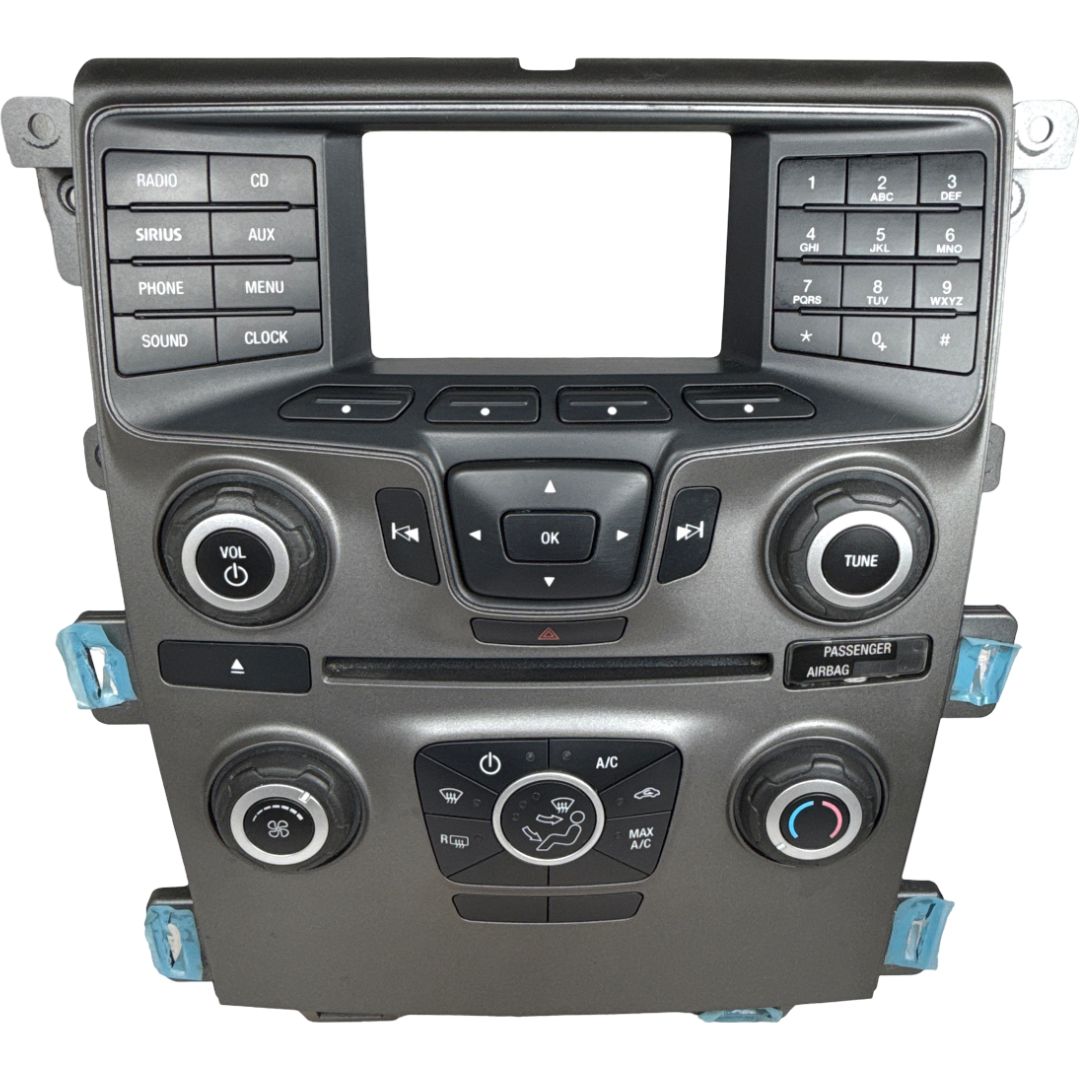 2014 Ford Edge Dash-Mounted Audio & Climate Control Panel OEM ET4T-18A802-AA - Photo 1