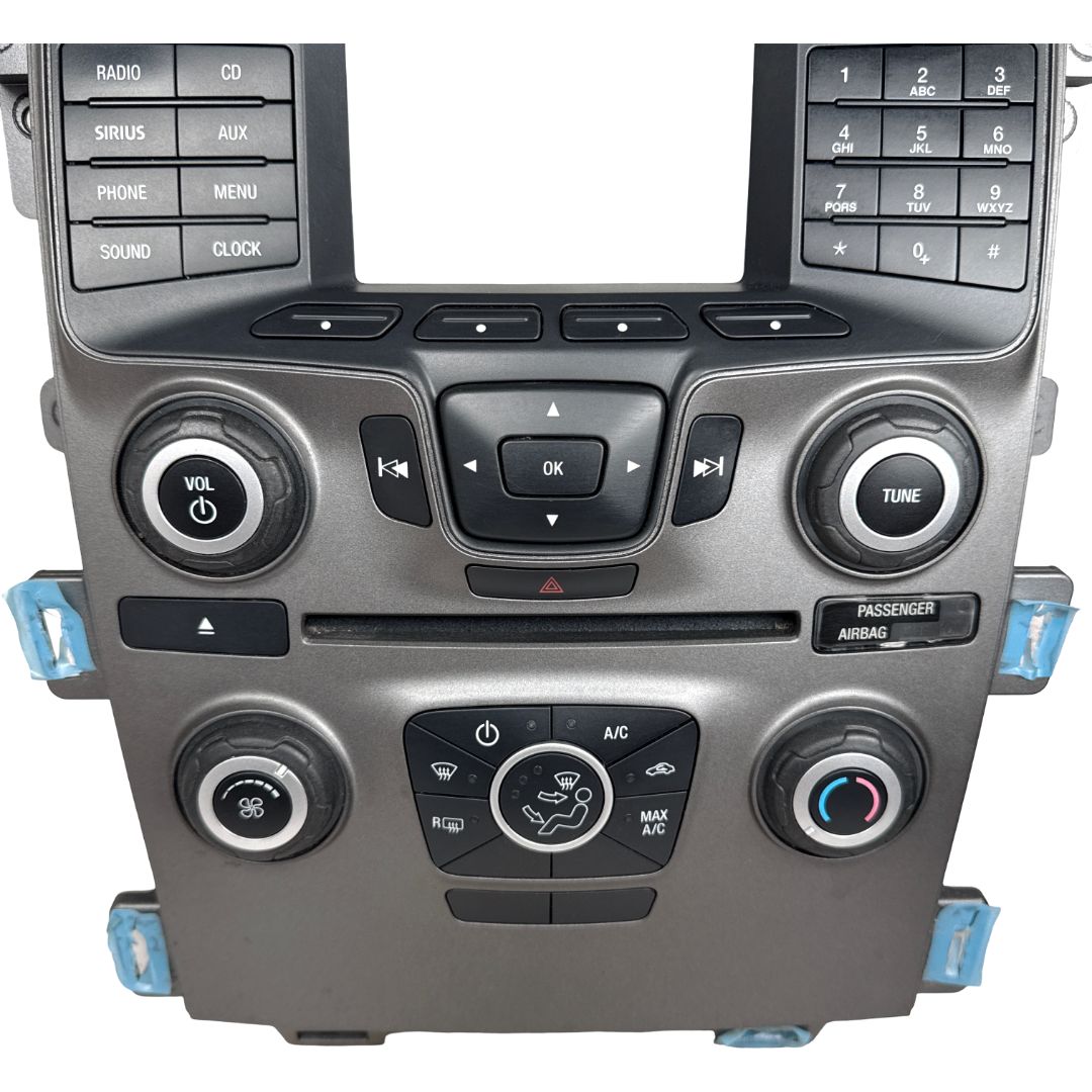2014 Ford Edge Dash-Mounted Audio & Climate Control Panel OEM ET4T-18A802-AA - Photo 4